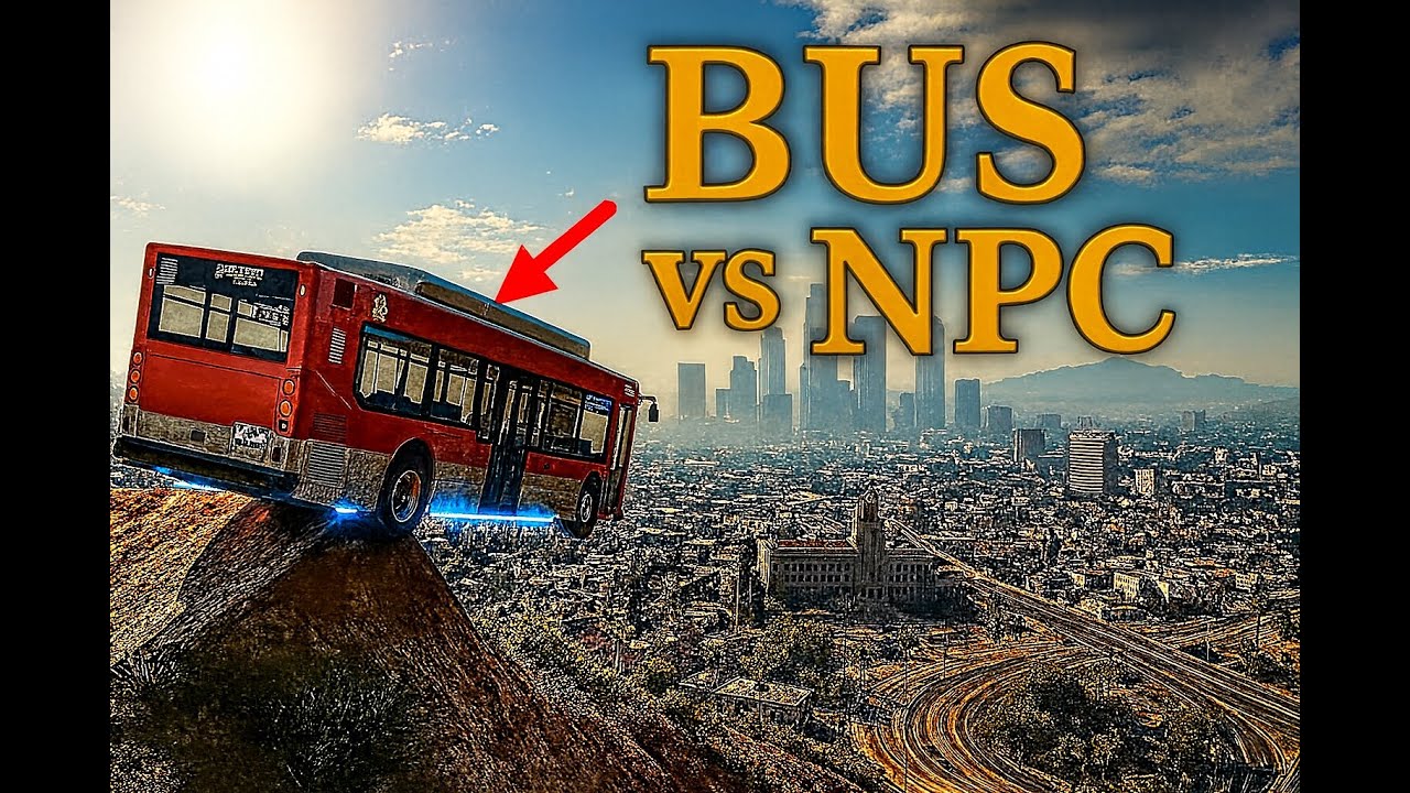 🔴LIVE GTA 5 Bus vs NPC #shortsfeed