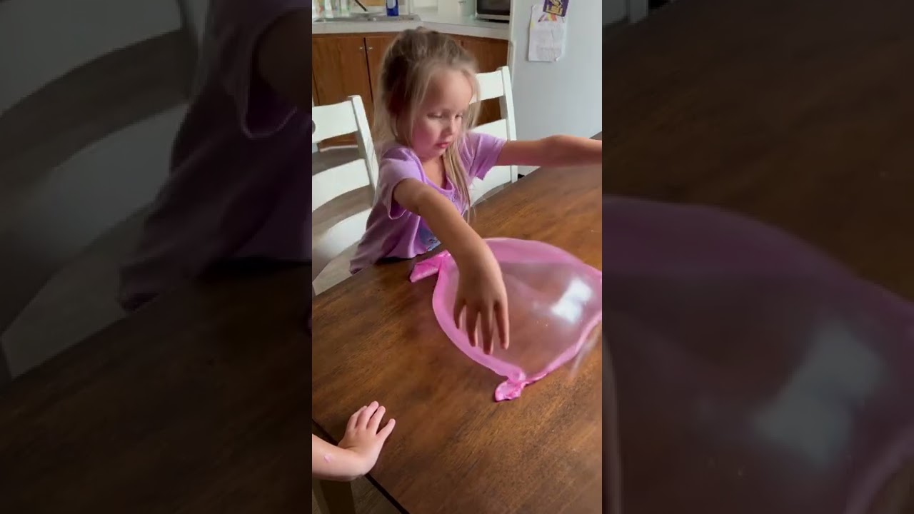How to make giant slime bubble!