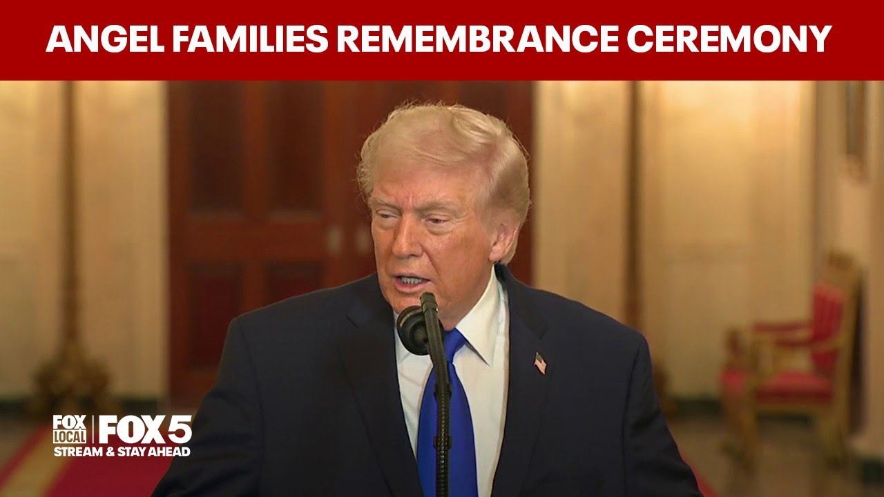 President Trump at Angel Families Remembrance Ceremony