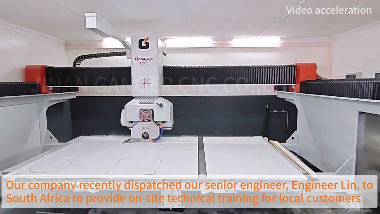 GANGER CNC Engineer Lin Delivers On-Site Training in South Africa!