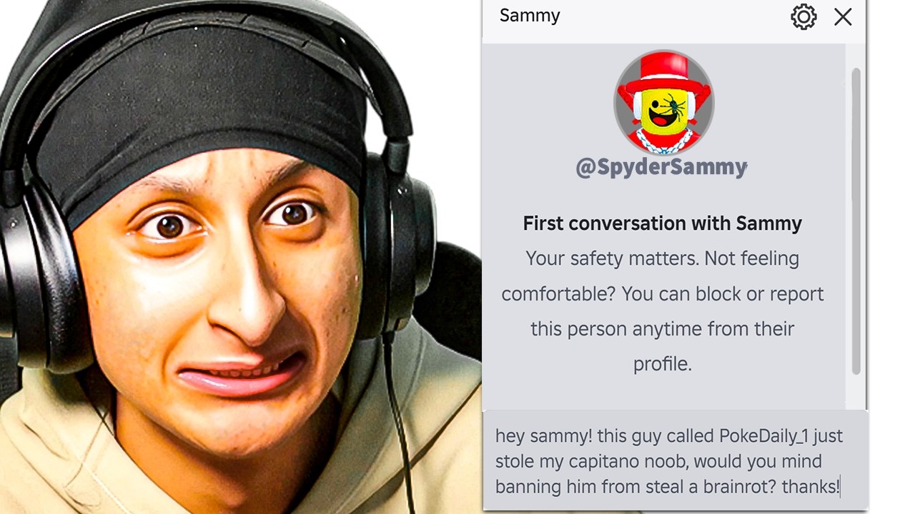 HE REPORTED ME TO SAMMY 😱