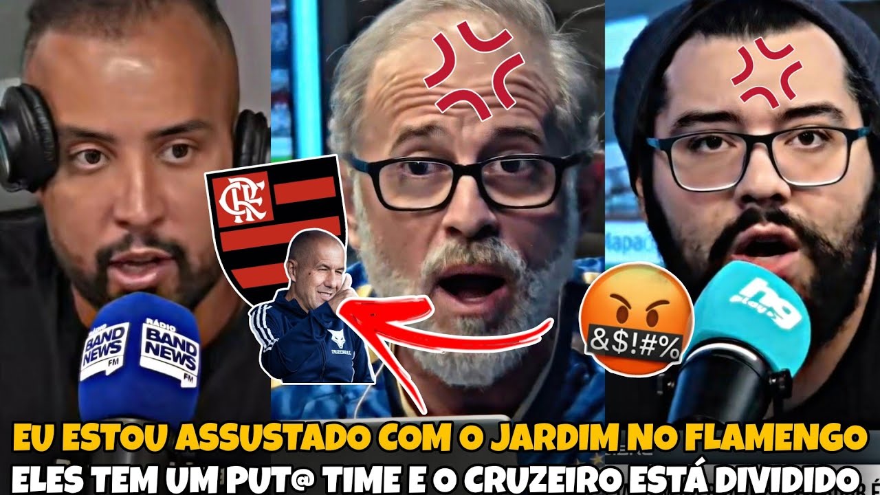 A MÍDIA MINEIRA SURTOU COM O JARDIM NO FLAMENGO KKKKKK ( BAND MINAS E HG PLAY )