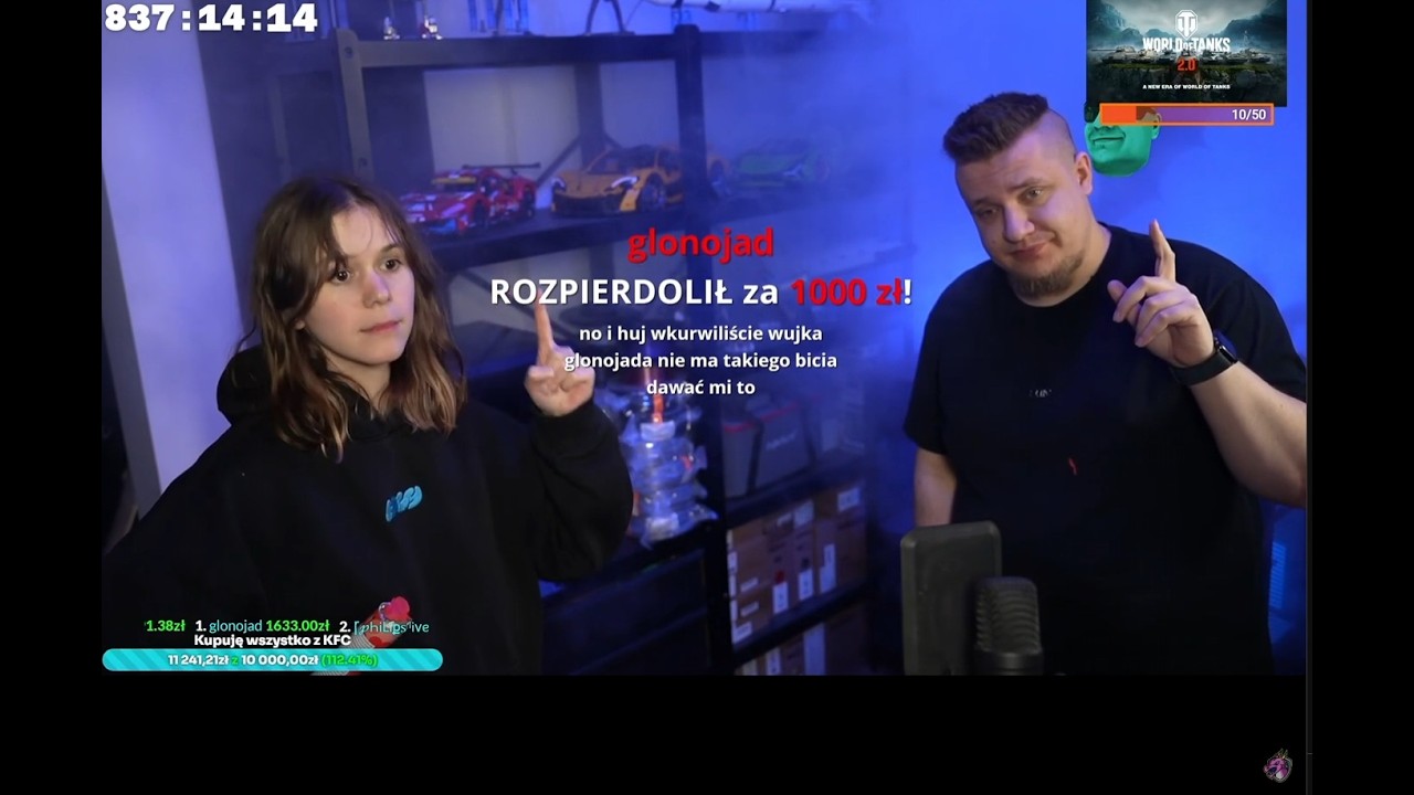 WIELKA WOJNA DONATE  (CHORE KWOTY) || DZIEŃ 108