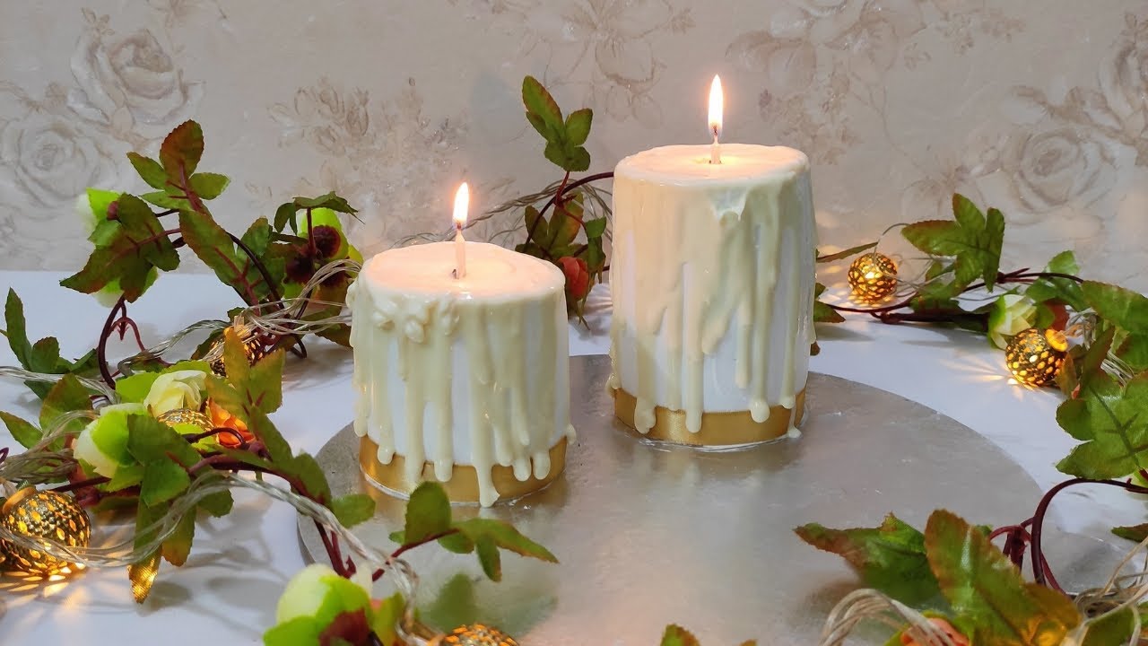 মোমবাতি থিম কেক IHow To Make Candle Cake I Candle Cake Decorating Tutorial IHow To Make Candle Cake