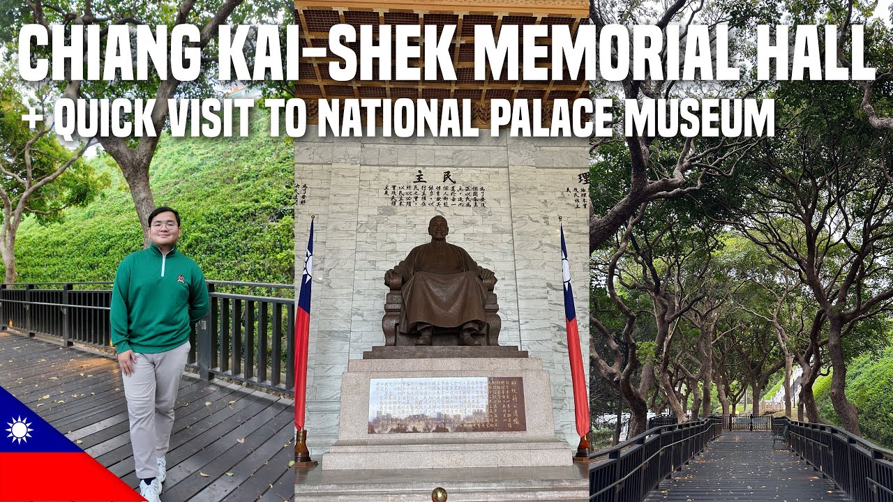 TAIWAN VLOG: Chiang Kai-Shek Memorial Hall & National Palace Museum Tour | Ivan de Guzman