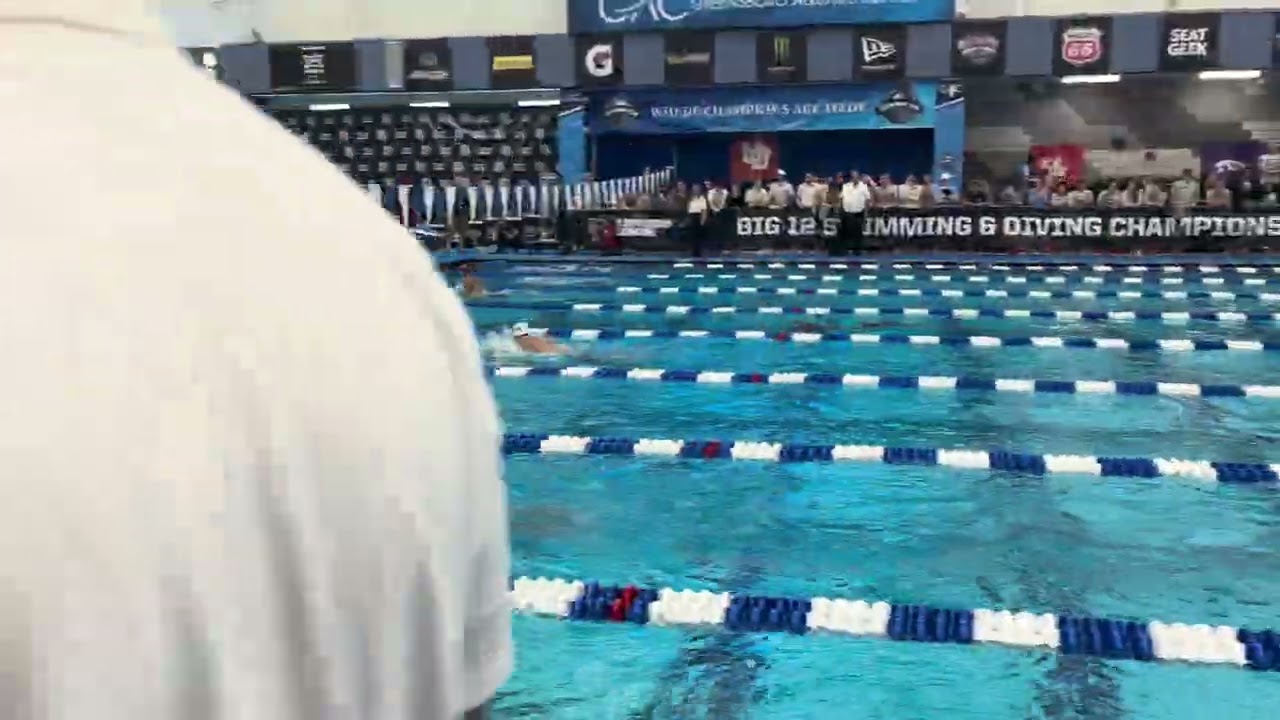 Sledge Men’s 400 IM B finals Big 12 championships, Arizona State University