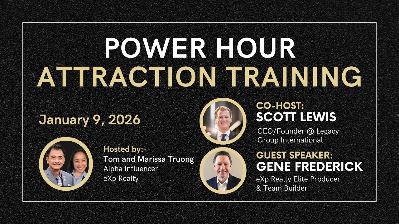 Power Hours Agent Attraction Training feat. Scott Lewis and Gene Frederick | January 9, 2026
