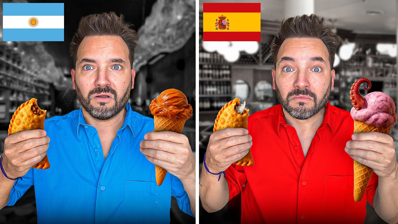 Argentina vs Espa&ntilde;a: los sabores m&aacute;s raros de empanadas y helados