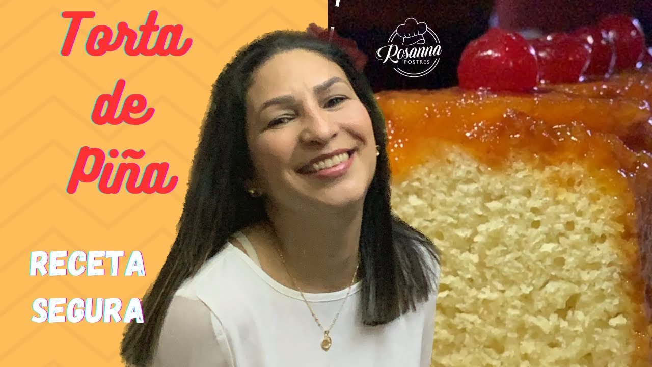 Húmeda, Esponjosa y Deliciosa torta de piña,  con Aceite,  fácil y rápida de elaborar