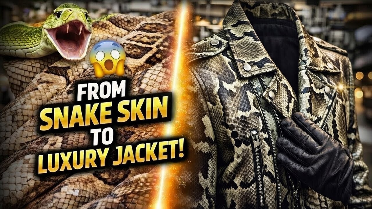 How Snake Leather Jackets Are Made – Rare Behind the Scenes Look