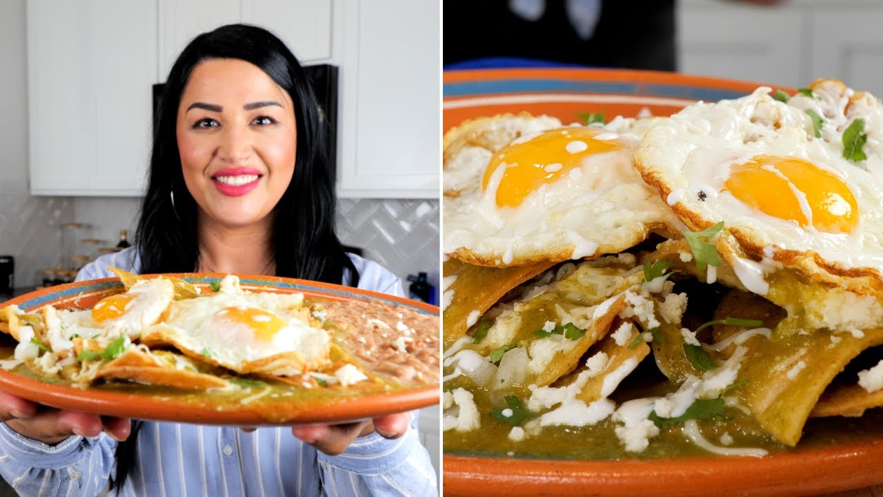 How to make THE BEST CHILAQUILES VERDES | MEXICAN BREAKFAST RECIPE | VIEWS ON THE ROAD