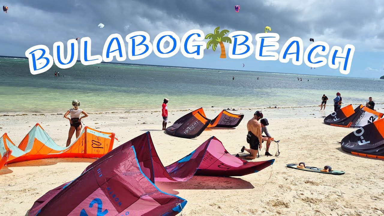 😍MELIHAT AKSI SERU OLAHRAGA AIR🪂‼️PANTAI INI COCOK UNTUK OLAHRAGA AIR🌊BULABOG BEACH FILIPINA🇵🇭