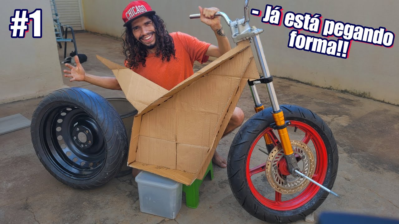 MONTANDO AS PE&Ccedil;AS DA MOTO CASEIRA!