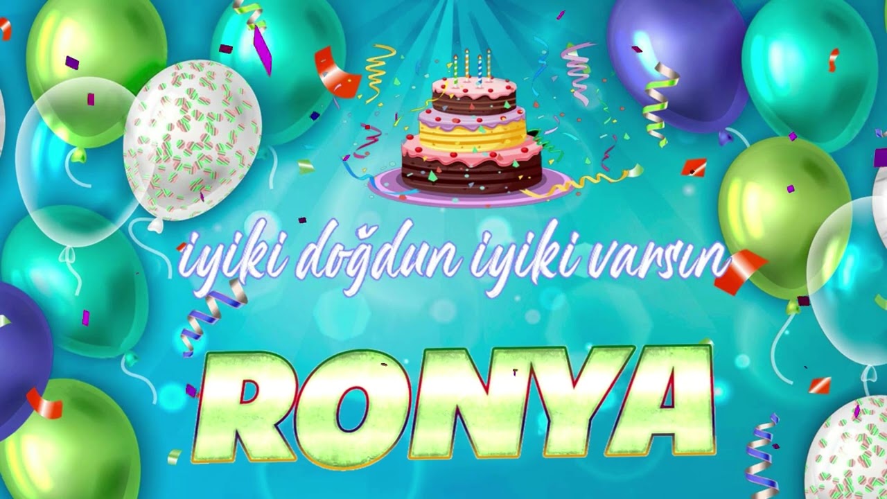 İyi ki Doğdun Ronya - İsmine Özel Doğum Günü Şarkısı - 2026