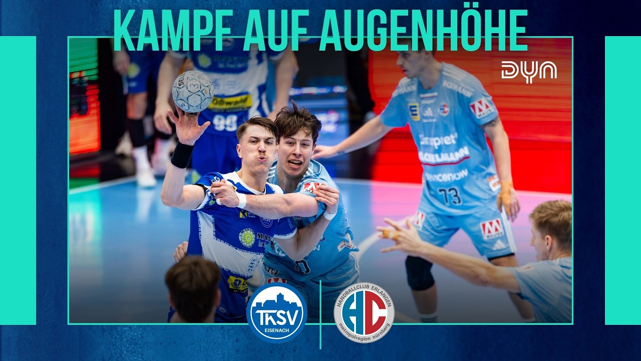 Highlights: ThSV Eisenach - HC Erlangen (Saison 2025/26) DAIKIN HBL | Dyn Handball