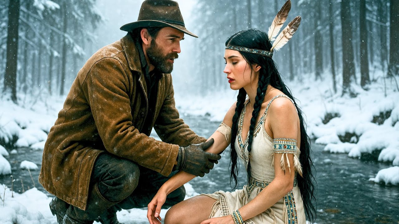 “Frozen in the River, She Reached for the Rancher—‘Save Me, I’ll Repay You’ in wild west stories”