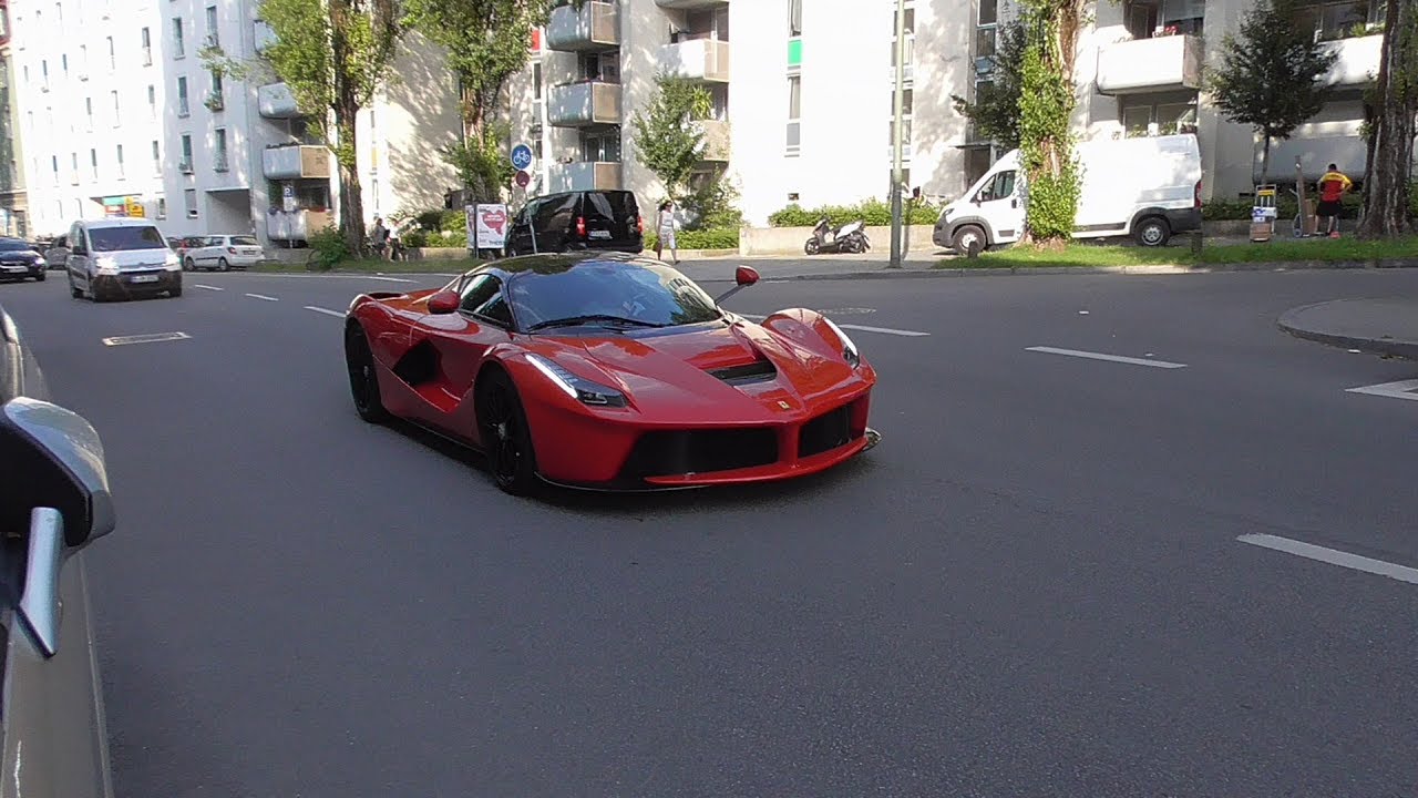 Ferrari Laferrari pure Sound | Accelerations + Start Ups + Revs + Insane Sound | Munich