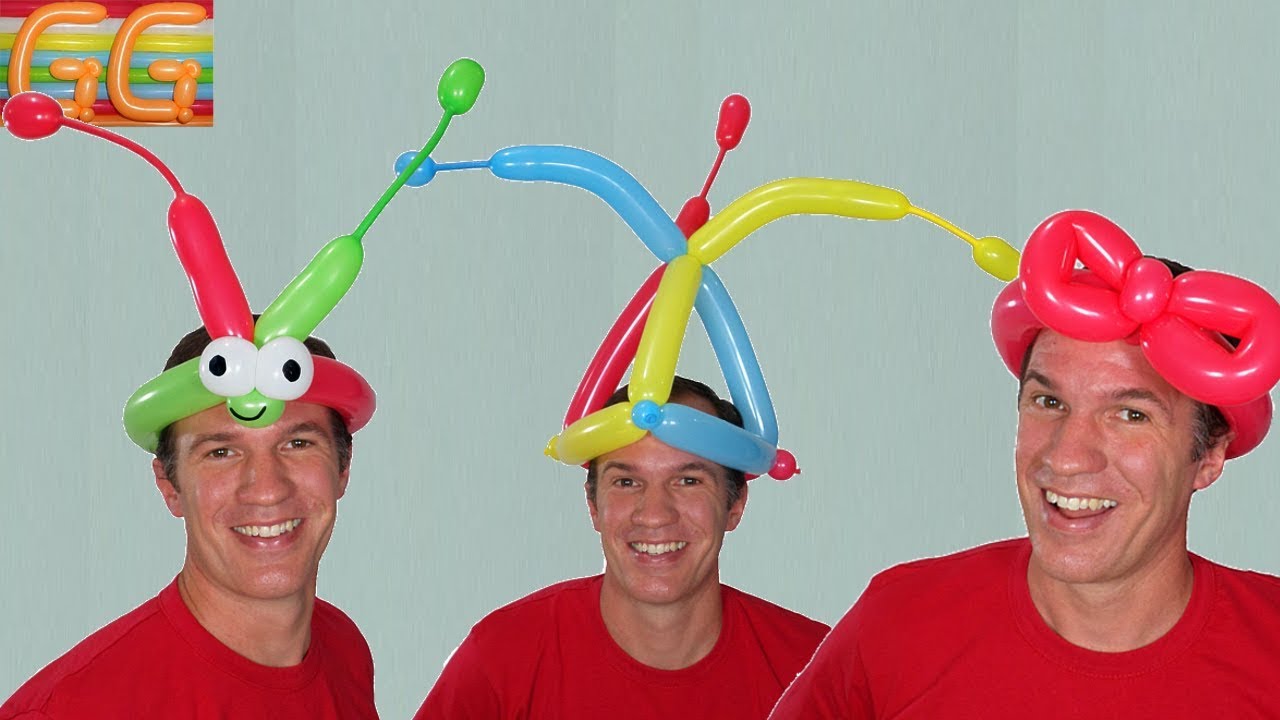 sombreros locos - como hacer figuras con globos - globoflexia facil - #2
