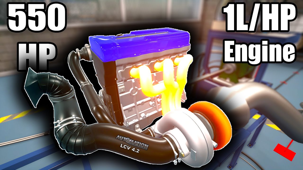 The Most Powerful HP/Liter Engine Ever (LCV 4.2) | Automation The Car Company Tycoon Game