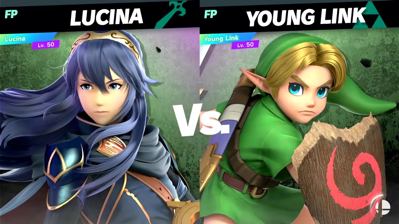 Super Smash Bros Ultimate Amiibo Fights Lucina vs the World #22 vs Young Link
