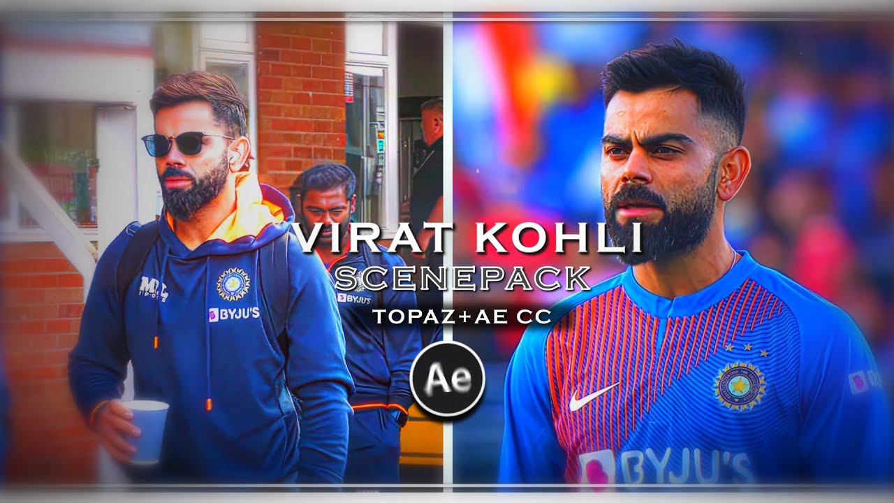 Virat Kohli 4k Scenepack 🔥 || Topaz+AE CC ❤️ || Super Rare Free Clips || 