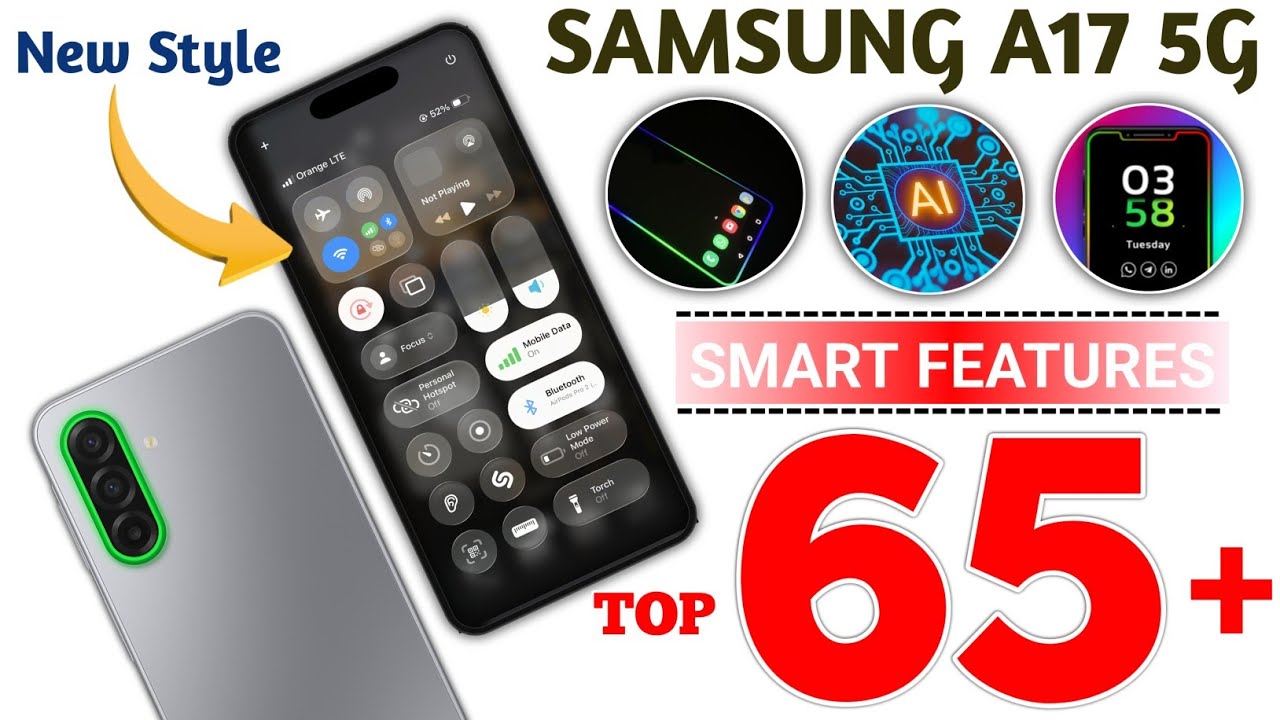 Samsung A17 Tips & Tricks | Samsung Galaxy A17 5G Tips And Tricks | Top 65+ Hidden Features ✨️