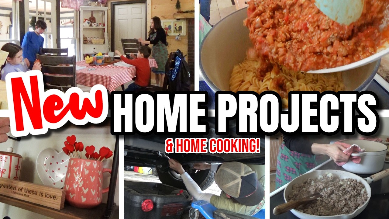 ⭐NEW⭐ Home Project Begins & Homemade Hamburger Helper | Winter Homemaking in Appalachian Mountains