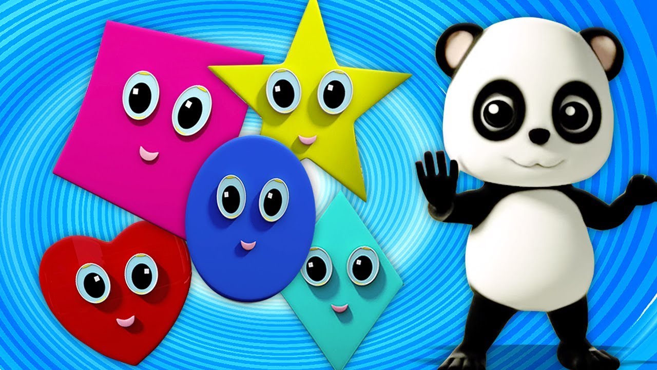 forma canzone | impara le forme | Canzoni per Bambini | Panda Shape Song | Baby Bao Panda Italiano