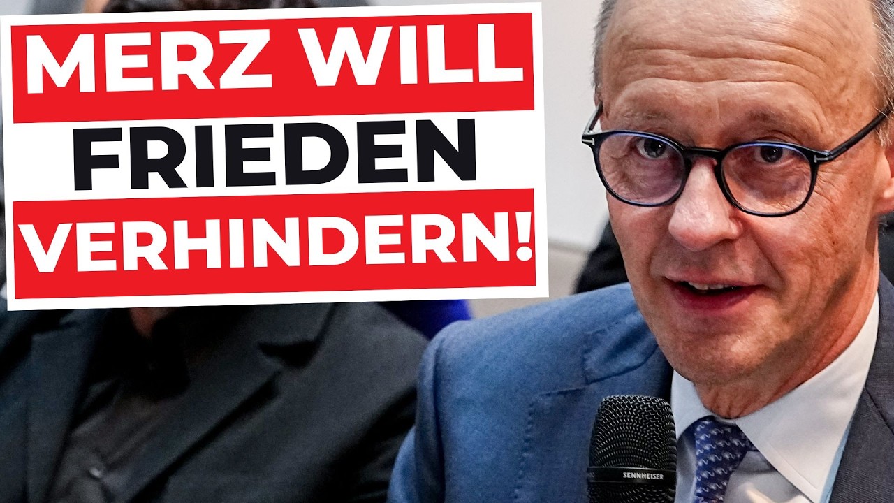 Merz SABOTIERT den Frieden! (Russland-Flug blockiert)