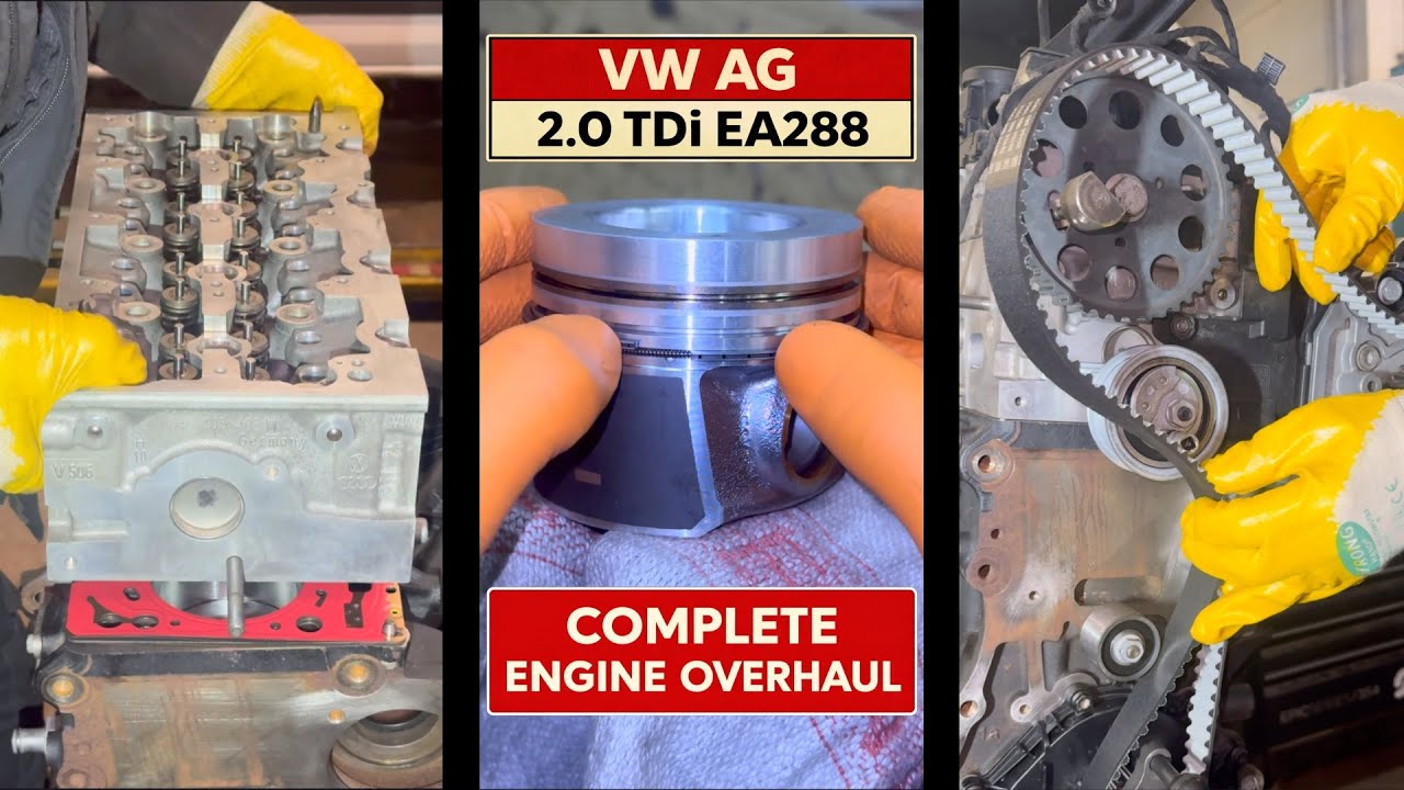 2.0 TDI EA288 Ful Rebuild: Part 2 - Assembly.