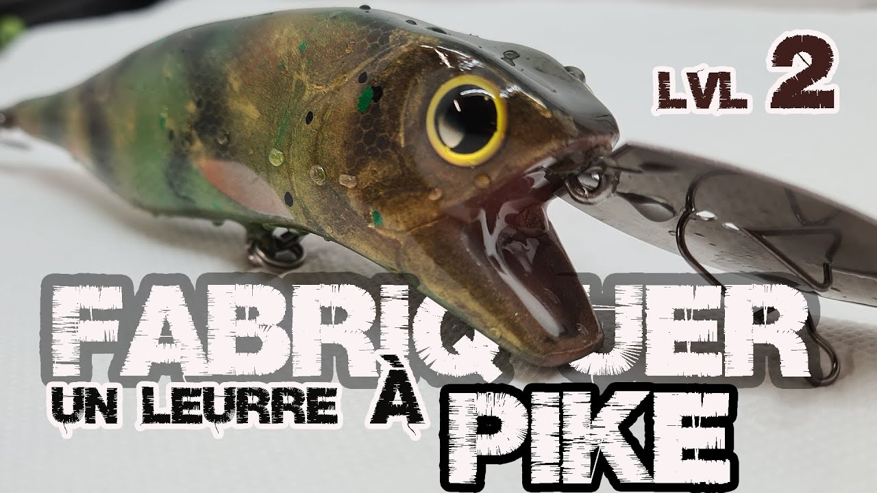 Faire un leurre en bois pour  le brochet 🤪 LEVEL 2