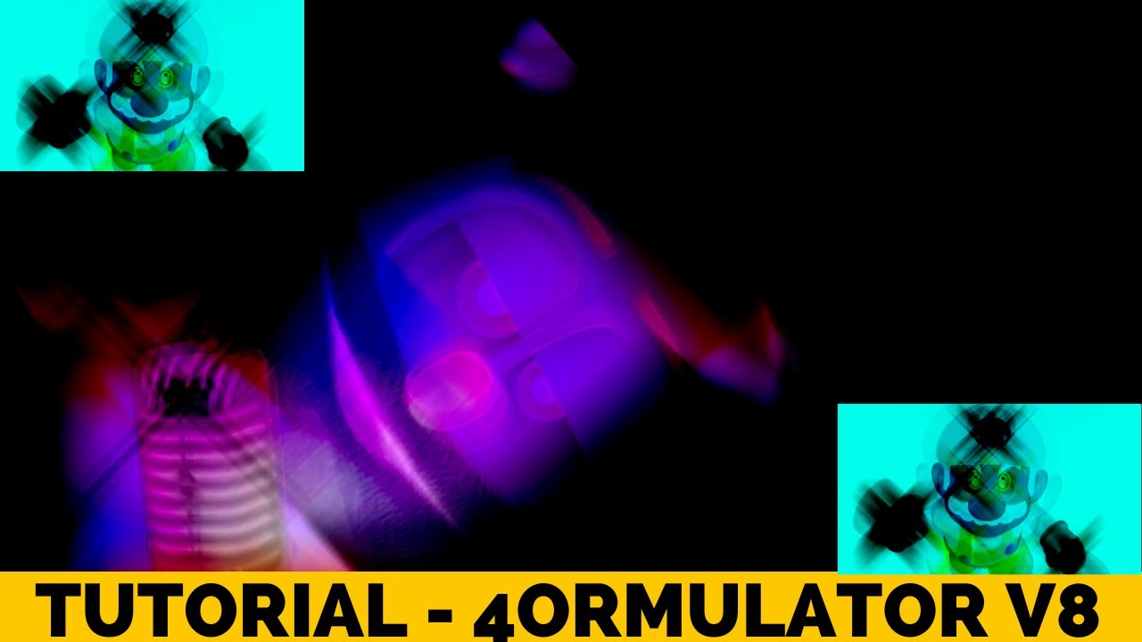 (Video Tutorial) Gummy Bear Gummibär Song & clips 4ORMULATOR V8  - Visual & Audio EFFECTS