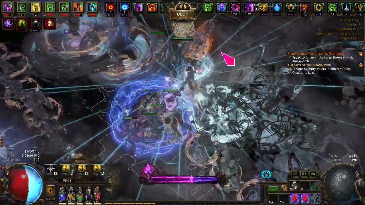 POE 3.28 Ethereal Knives of the Massacre Golden Charlatan Elementalist