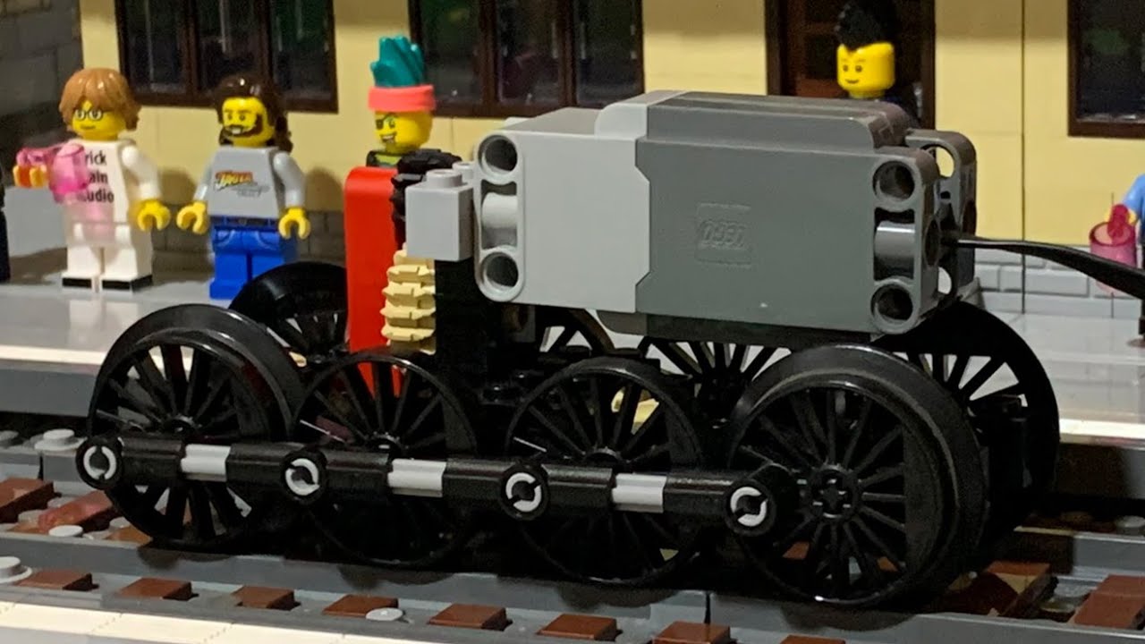 How to build the base for a lego train with powered up. Step by step to your lego locomotive moc.