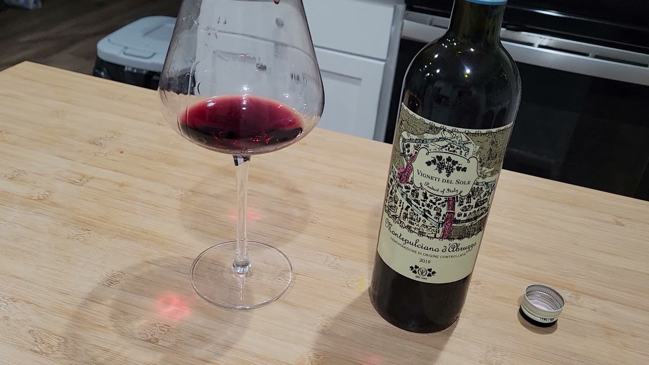 My Beef Braciole Wine Pairing: 2019 Montepulciano d'Abruzzo Vigneti del Sole