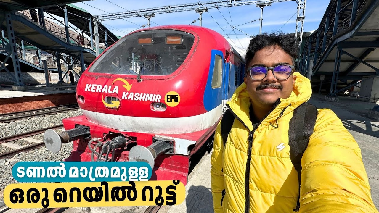 Banihal to Sangaldan Train Journey 🤩 | Newly Opened Railway Line | Kashmir Trip Ep - 5