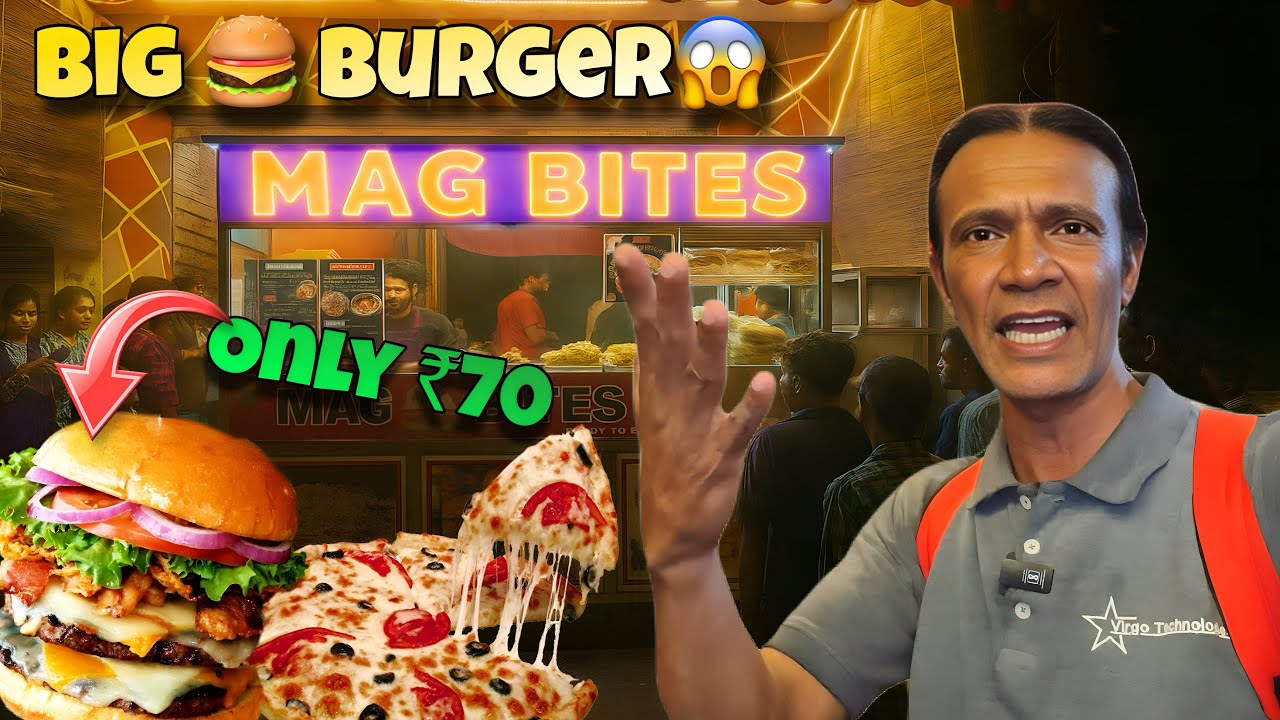 Budget Burger Bliss at Mag Bites Rashad Nagar – Just ₹70