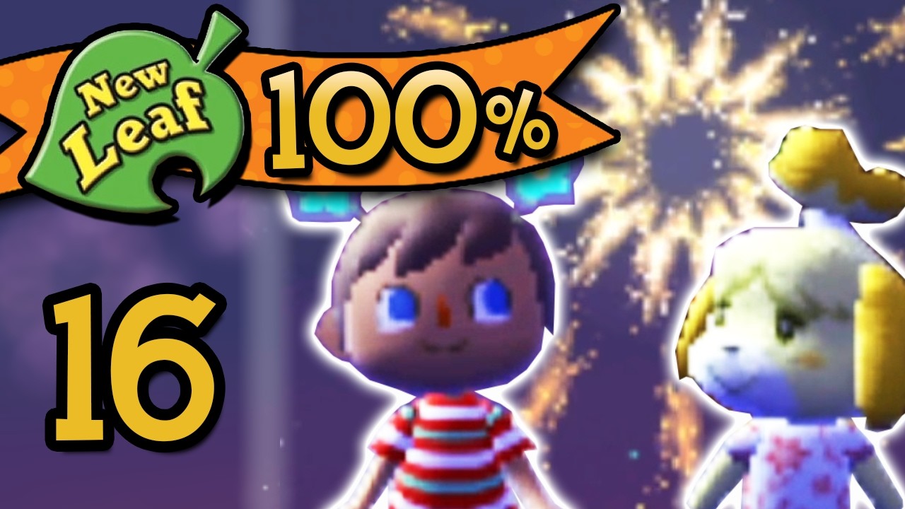 Фейерверк - Animal Crossing: New Leaf 100% [#16]