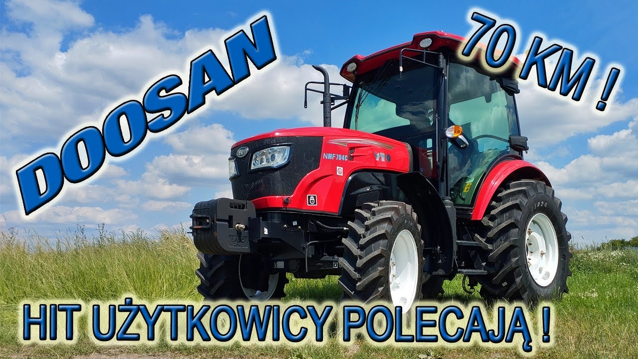 Ciągnik YTO NMF 704C o mocy 70 KM ! Silnik DOOSAN ! Prezentacja niezawodnego ciągnika / tractor !
