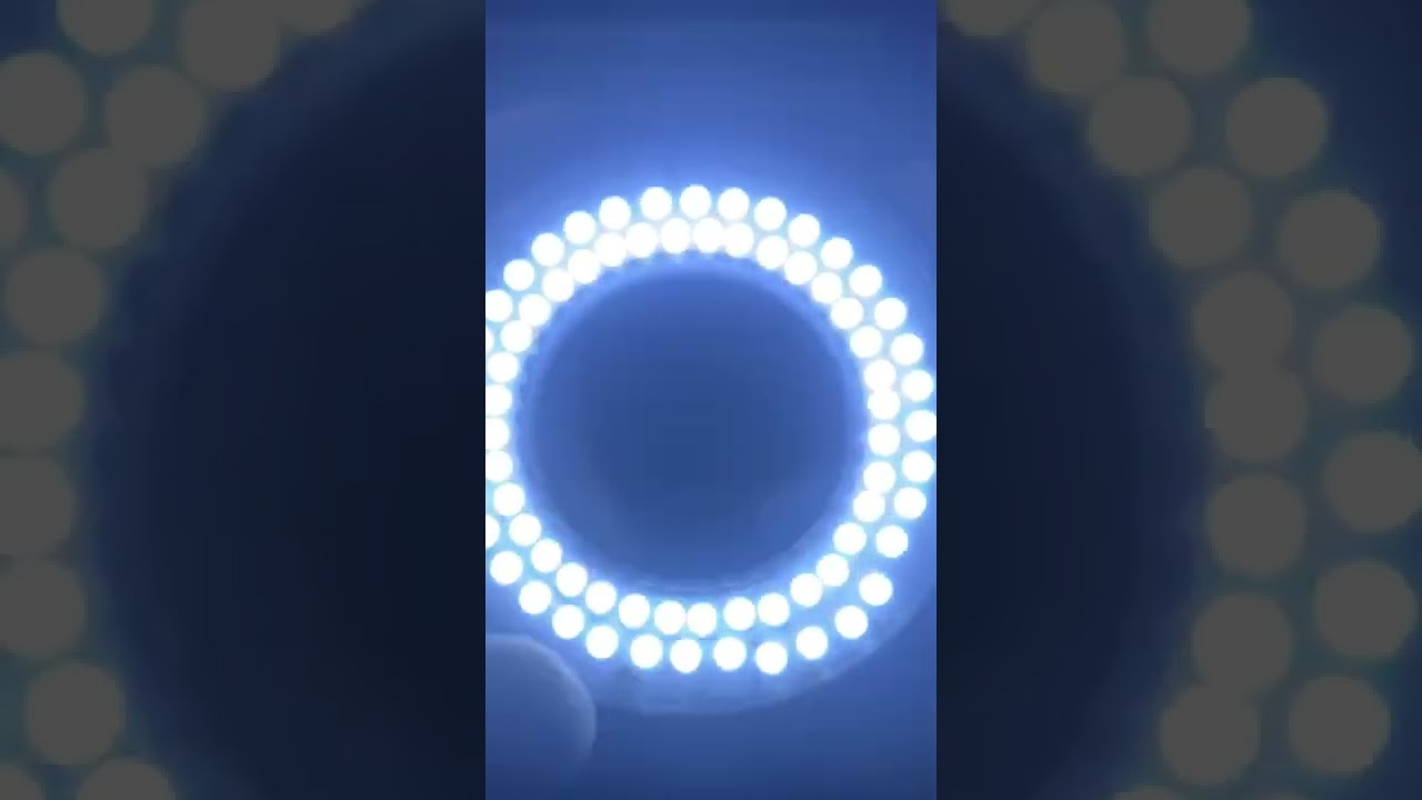 Adjustable 60 LED Ring light for Microscope 🔬#led #ringlight #microsoldering #lightspeedtools