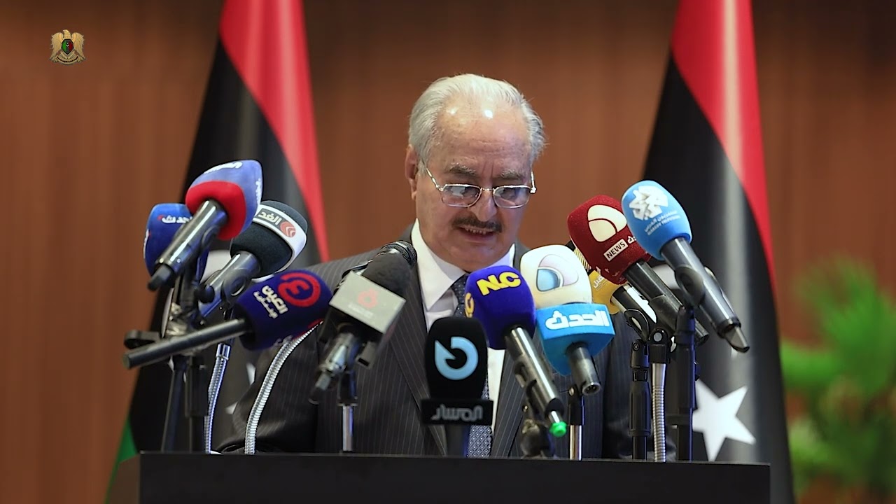 كلمة القائد العام المُشير ’ خليفة حفتر’ خلال افتتاح فعاليات المؤتمر الأول لإعمار الجنوب بمدينة سبها