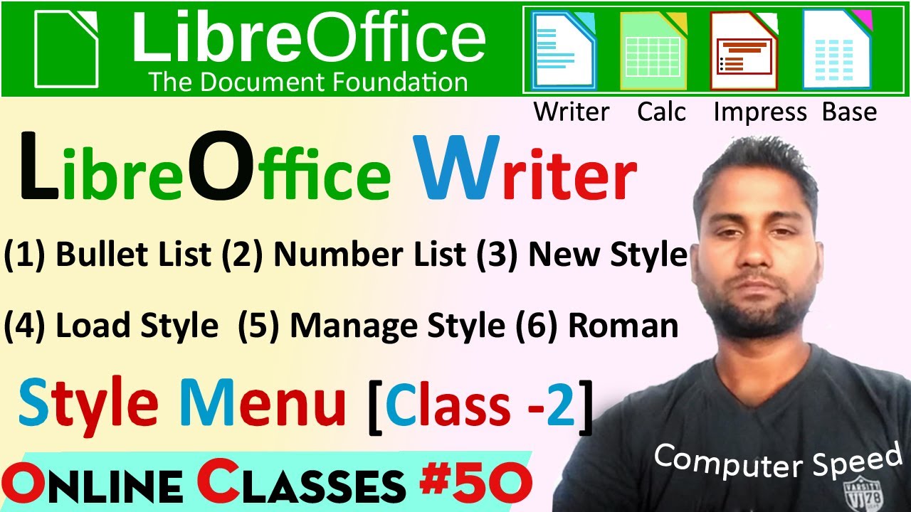 libreoffice | libreoffice writer | libreoffice style menu part 2 | libreoffice style| cs| vk sir|