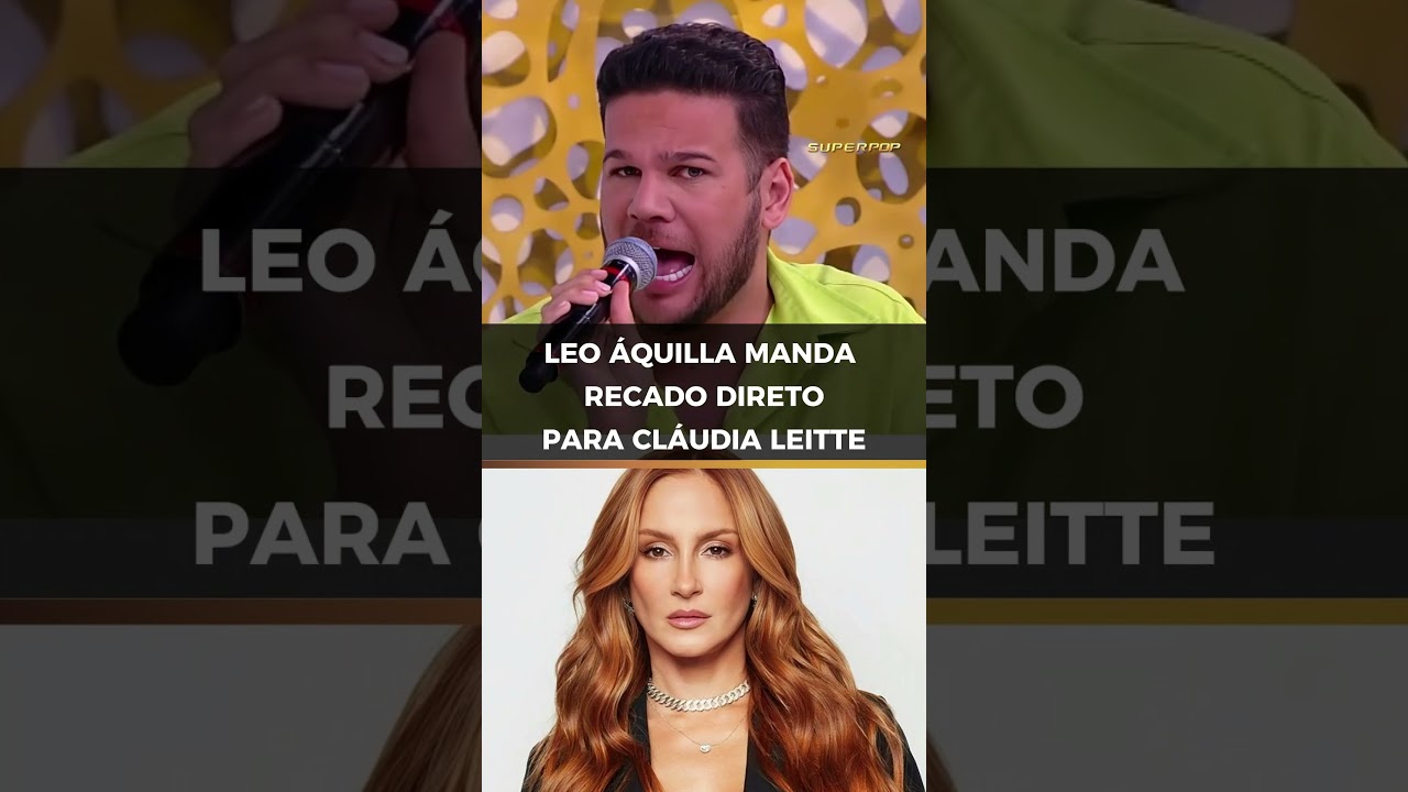 Leo Áquilla manda recado para Cláudia Leitte: 