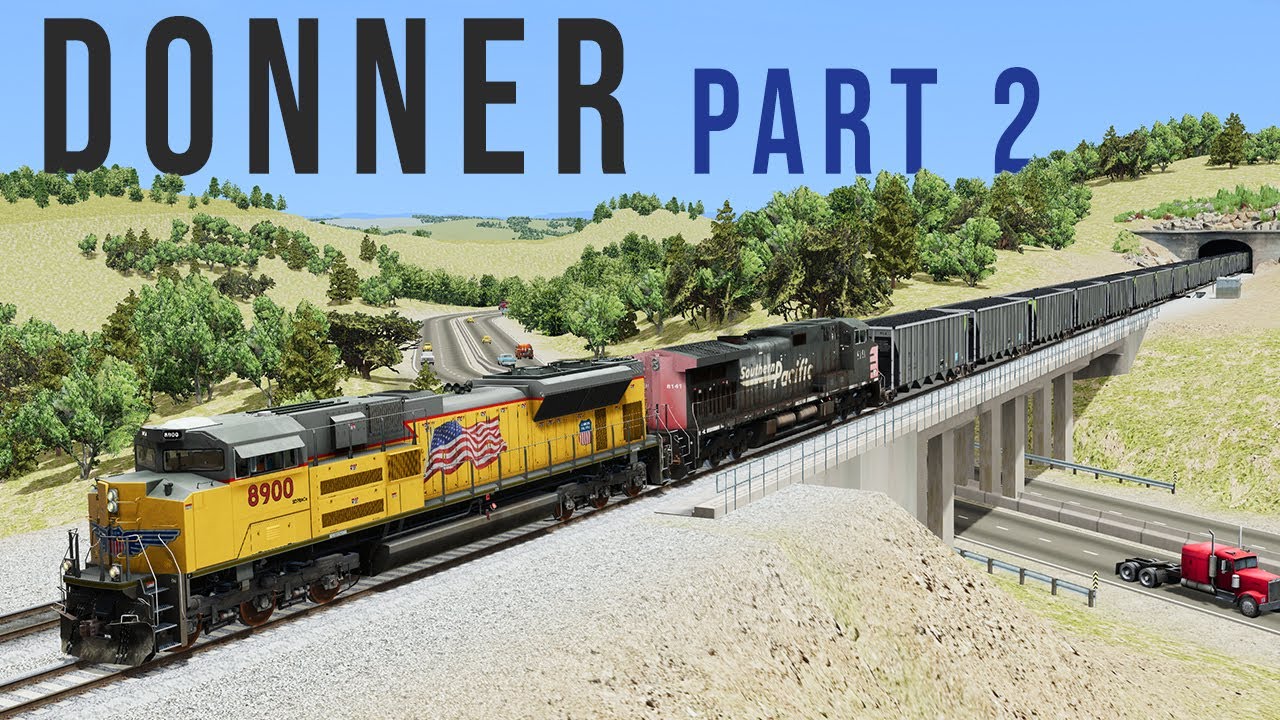 Derailment and DPU Failure in Donner Pass PART 2 | Run 8 Train Simulator