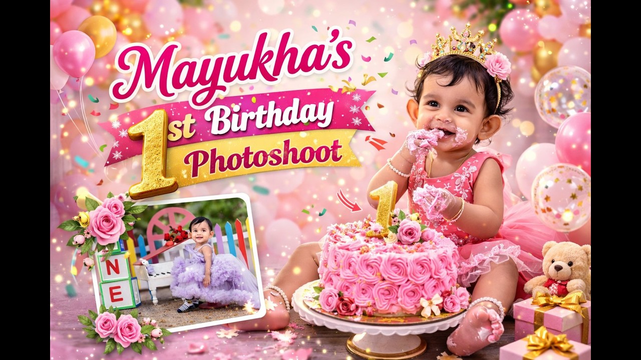 First birthday photoshoot
