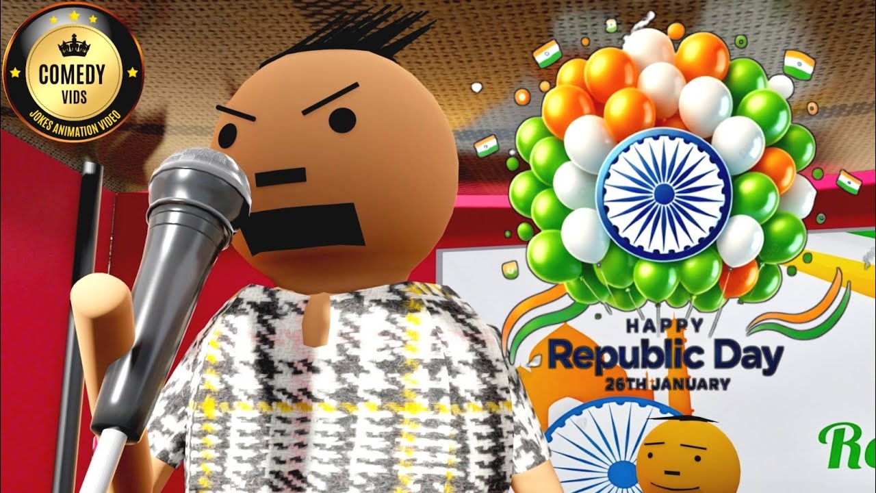 26 JANUARY COMEDY || Republic Day || comedy || Make joke studio |