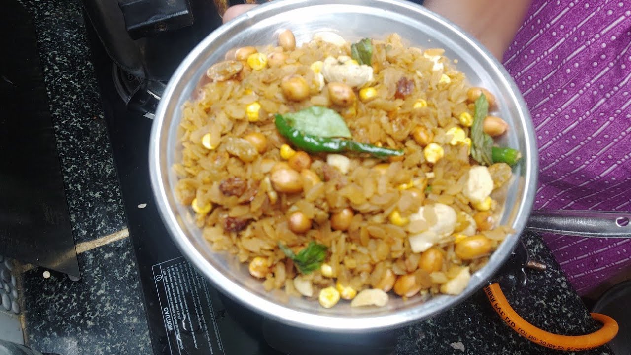 Healthy Peri Peri Red Poha #food 