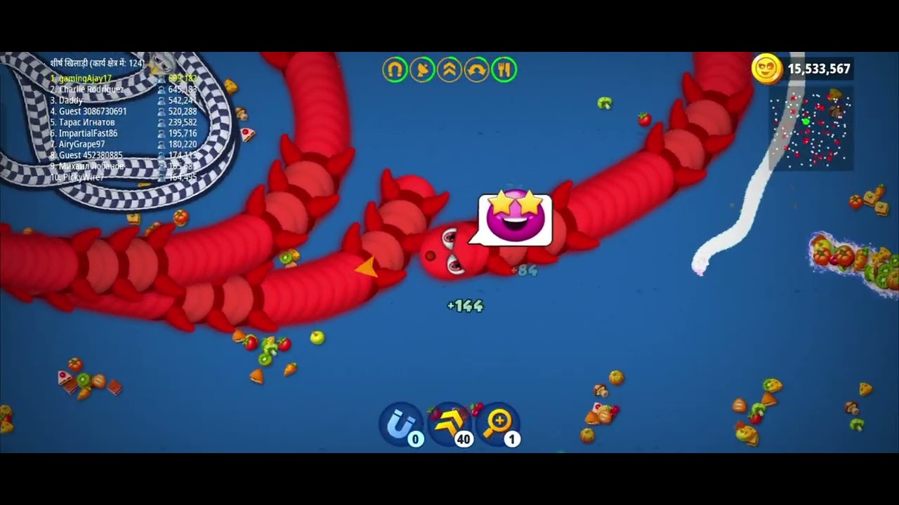 • Worm Zone :  Unlock The  Warrior Tentakel 🐍🐍| Epic Gameplay #wormszone | 