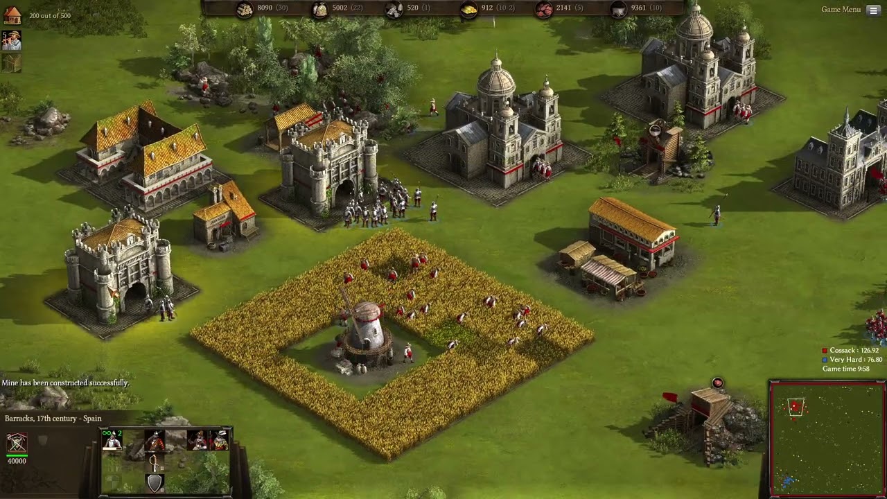 Cossacks 3! 1 vs 1 Very Hard!
