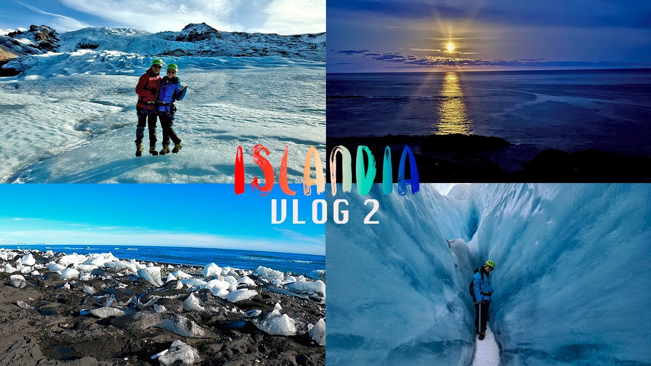 Trekking por el GLACIAR Vatnajökull el mas Grande de EUROPA + la laguna Jökulsárlón y Diamond beach